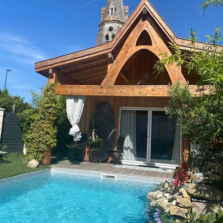 Atypique Vue Piscine Chauffee Casa de hóspedes Gujan-Mestras